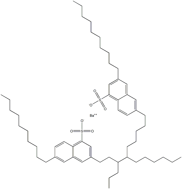 Bis(3,6-didecyl-1-naphthalenesulfonic acid)barium salt