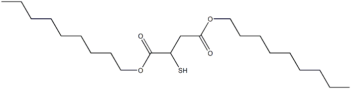 2-Mercaptobutanedioic acid dinonyl ester