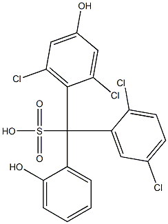 (2,5-Dichlorophenyl)(2,6-dichloro-4-hydroxyphenyl)(2-hydroxyphenyl)methanesulfonic acid