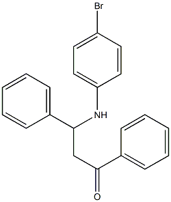 1,3-Diphenyl-3-(4-bromoanilino)-1-propanone