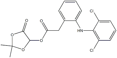 2-(2,6-Dichlorophenylamino)benzeneacetic acid 2,2-dimethyl-4-oxo-1,3-dioxolan-5-yl ester