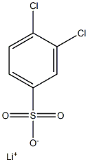 3,4-Dichlorobenzenesulfonic acid lithium salt Structure