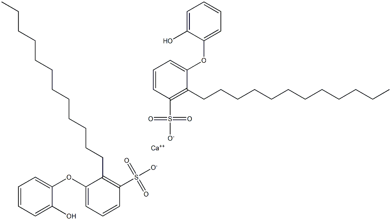 Bis(2'-hydroxy-2-dodecyl[oxybisbenzene]-3-sulfonic acid)calcium salt