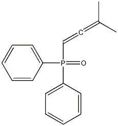 1-(Diphenylphosphinyl)-3,3-dimethylallene Structure