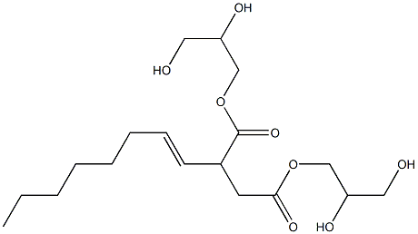 2-(1-Octenyl)succinic acid bis(2,3-dihydroxypropyl) ester