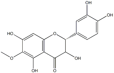 (2R)-6-Methoxy-3',4',3,5,7-pentahydroxyflavanone Structure