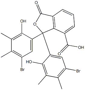 1,1-Bis(5-bromo-2-hydroxy-3,4-dimethylphenyl)-1,3-dihydro-3-oxoisobenzofuran-7-carboxylic acid