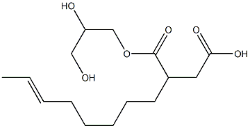 2-(6-Octenyl)succinic acid hydrogen 1-(2,3-dihydroxypropyl) ester