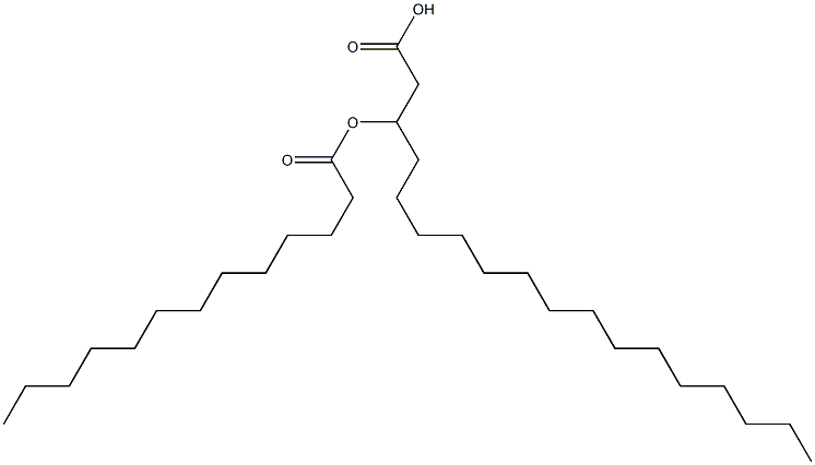 3-Tridecanoyloxystearic acid Structure
