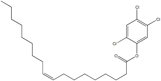 (9Z)-9-オクタデセン酸2,4,5-トリクロロフェニル 化学構造式