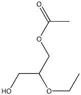 2-O-エチル-L-グリセロール1-アセタート 化学構造式