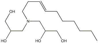 3,3'-(3-Decenylimino)bis(propane-1,2-diol)