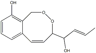 7-[(E)-1-Hydroxy-2-butenyl]-7,10-dihydro-8,9-dioxabenzocycloocten-1-ol