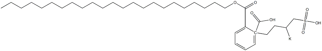 Phthalic acid 1-tricosyl 2-(3-potassiosulfobutyl) ester