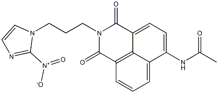 6-(Acetylamino)-2-[3-(2-nitro-1H-imidazole-1-yl)propyl]-1H-benzo[de]isoquinoline-1,3(2H)-dione