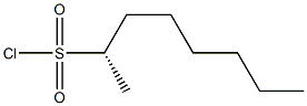 [S,(+)]-2-Octanesulfonyl chloride Structure