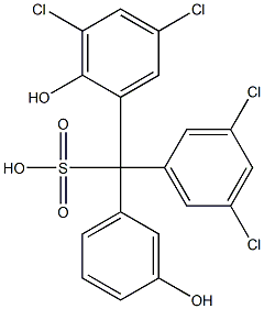 (3,5-Dichlorophenyl)(3,5-dichloro-2-hydroxyphenyl)(3-hydroxyphenyl)methanesulfonic acid