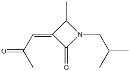 (Z)-3-(2-Oxopropylidene)-4-methyl-1-(isobutyl)azetidin-2-one