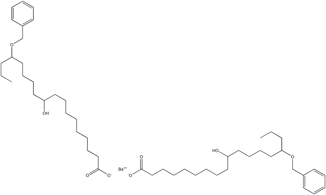 Bis(15-benzyloxy-10-hydroxystearic acid)barium salt