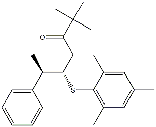 (5S,6R)-5-(2,4,6-Trimethylphenylthio)-2,2-dimethyl-6-phenyl-3-heptanone