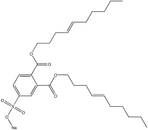 4-(Sodiosulfo)phthalic acid di(4-decenyl) ester