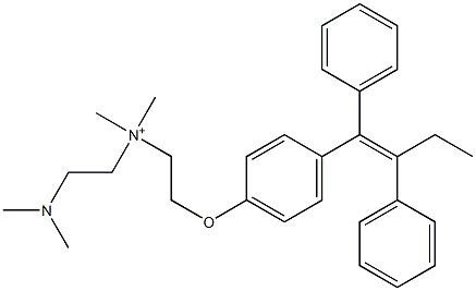 2-[4-(1,2-Diphenyl-1-butenyl)phenoxy]-N,N-dimethyl-N-[2-(dimethylamino)ethyl]ethanaminium