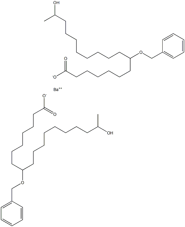 Bis(8-benzyloxy-17-hydroxystearic acid)barium salt