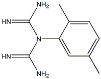 3-(2,5-キシリル)ビグアニド 化学構造式