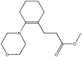 (2-Morpholino-1-cyclohexenyl)propionic acid methyl ester