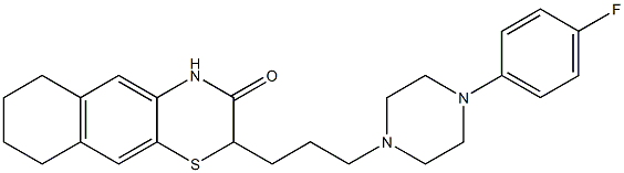 2-[3-[4-(4-Fluorophenyl)piperazin-1-yl]propyl]-6,7,8,9-tetrahydro-2H-naphtho[2,3-b]-1,4-thiazin-3(4H)-one
