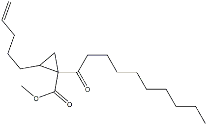 2-(4-Pentenyl)-1-decanoylcyclopropane-1-carboxylic acid methyl ester