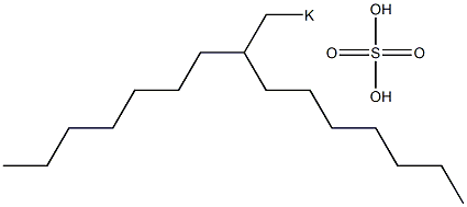Sulfuric acid 2-heptylnonyl=potassium salt