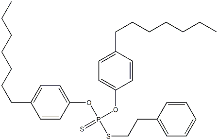 Dithiophosphoric acid O,O-bis(4-heptylphenyl)S-(2-phenylethyl) ester