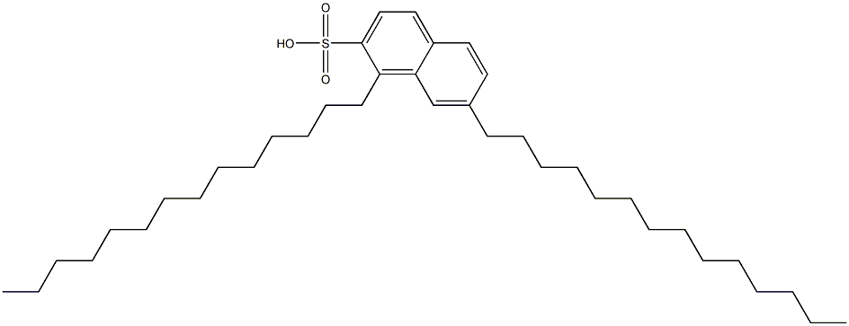 1,7-Ditetradecyl-2-naphthalenesulfonic acid