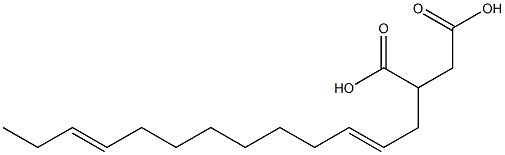 (2,10-Tridecadienyl)succinic acid