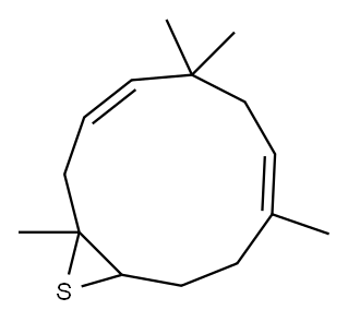 (4E,8E)-2,6,6,9-Tetramethyl-1,2-epithio-4,8-cycloundecadiene