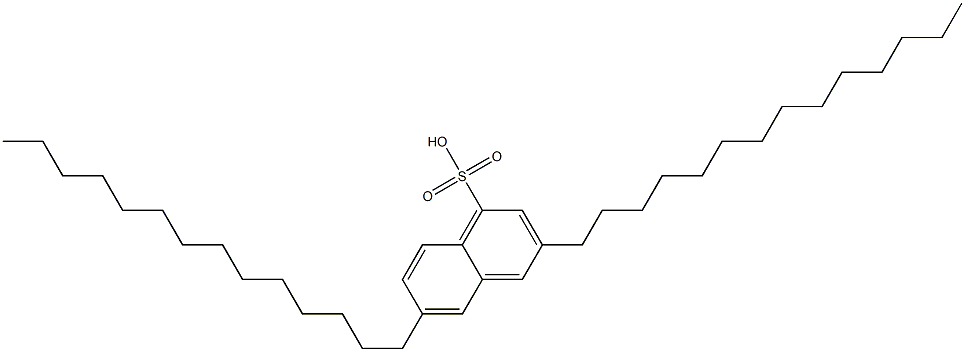 3,6-Ditetradecyl-1-naphthalenesulfonic acid