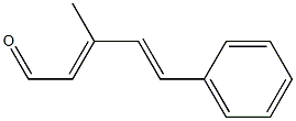 (2E,4E)-3-Methyl-5-phenyl-2,4-pentadienal Structure