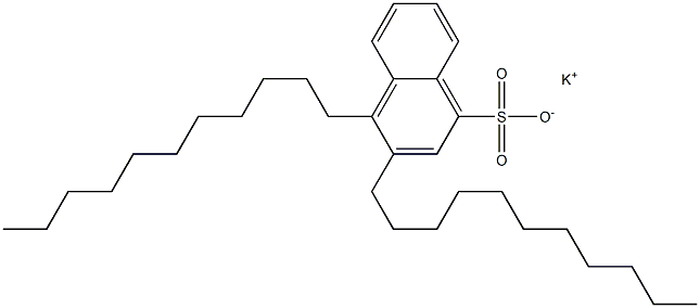 3,4-Diundecyl-1-naphthalenesulfonic acid potassium salt