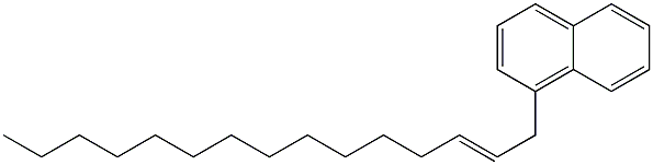 1-(2-ペンタデセニル)ナフタレン 化学構造式