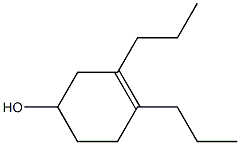 3,4-Dipropyl-3-cyclohexen-1-ol Structure