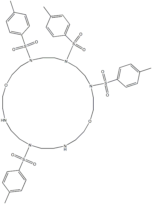 4,7,10,19-Tetrakis[(4-methylphenyl)sulfonyl]-1,13-dioxa-4,7,10,16,19,22-hexaazacyclotetracosane