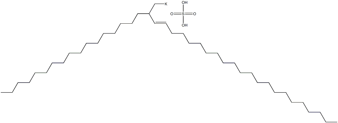 Sulfuric acid 2-heptadecyl-3-tetracosenyl=potassium ester salt