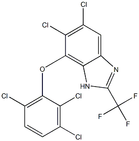 5,6-Dichloro-7-(2,3,6-trichlorophenoxy)-2-trifluoromethyl-1H-benzimidazole