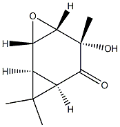 (1S,2S,4S,5S,7R)-5-Hydroxy-5,8,8-trimethyl-3-oxatricyclo[5.1.0.02,4]octane-6-one Structure