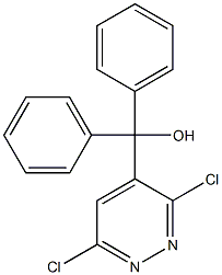 3,6-Dichloro-4-(hydroxydiphenylmethyl)pyridazine