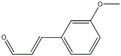 3-甲氧基肉桂醛 结构式
