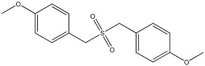 4-甲氧基苯基甲基砜 结构式