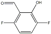 2-hydroxy-3,6-difluorobenzaldehyde Structure