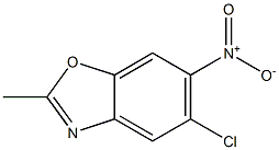 5-chloro-2-methyl-6-nitrobenzo[d]oxazole Struktur